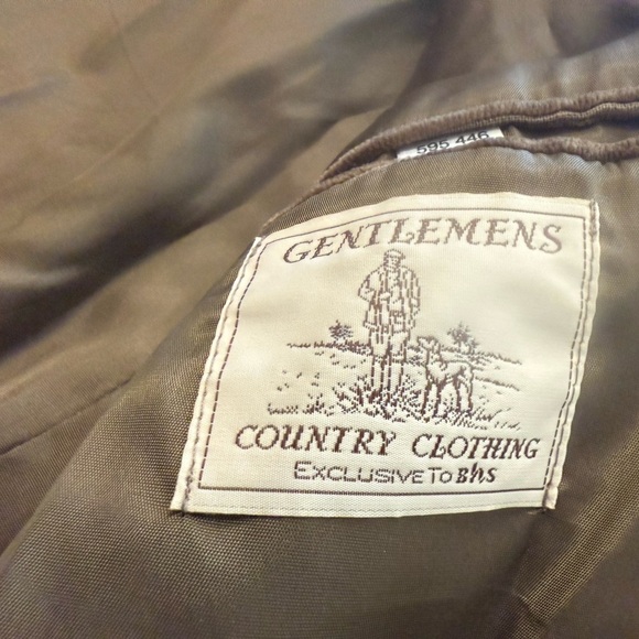 Gentleman’s Country Clothimg 44L GUC leather elbow patch vintage Corduroy Blazer - Picture 11 of 16